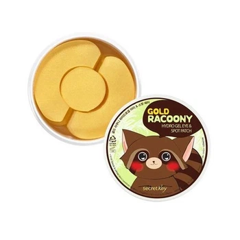 Гидрогелевые патчи для глаз и от акне Secret Key Gold Racoony Hydrogel Eye Spot Patch 90 шт