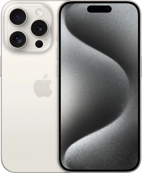 Мобільний телефон Apple iPhone 15 Pro 256GB White Titanium (MTV43)