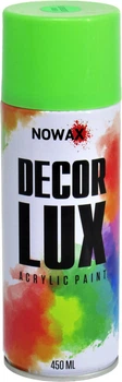 Краска аэрозольная флуоресцентная (Nowax) Decor Lux Зеленая 450мл. NX48046/NX65046
