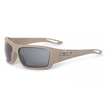 Окуляри захисні балістичні ESS Credence Terrain Tan w / Smoke Gray Lenses Smoke Gray єдиний