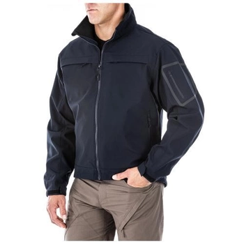 Куртка тактична для штормової погоди 5.11 Tactical Chameleon Softshell Jacket Dark Navy S