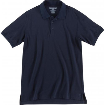 Футболка Поло тактична із коротким рукавом 5.11 Tactical UTILITY SHORT SLEEVE POLO Dark Navy L