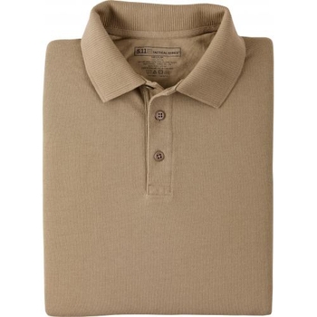 Футболка Поло тактична з коротким рукавом 5.11 Tactical UTILITY SHORT SLEEVE POLO Silver Tan M