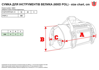 Сумка тактична Mil-Tec Універсальна для інструментів Олива EINSATZTASCHE GROSS 600D PES OLIV (13803101)