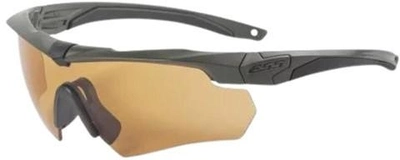 Окуляри захисні балістичні ESS Crossbow Hunting Stealth Olive with HI-Def Bronze & Gray Lenses EE9007-21 (182) (2000980616718)