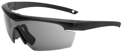 Окуляри захисні балістичні ESS Crosshair Black with Smoke Gray Lense EE9014-08 (019) (2000980616749)