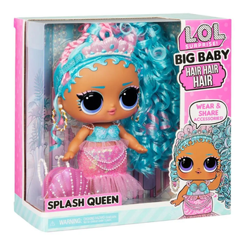 Lalka L.O.L. Surprise Big Baby Hair Hair Hair Splash Queen (35051579724)