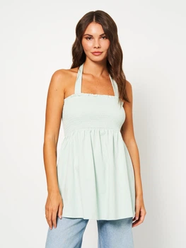 Топ женский H&M 1015392 M Мятный (7000000000128)