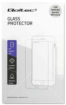 Hartowane szkło ochronne Qoltec Premium do Samsung Galaxy S20 Przezroczyste/Czarne (5901878521381)