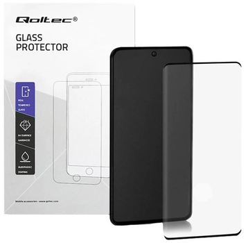 Hartowane szkło ochronne Qoltec Premium do Samsung Galaxy S20 Ultra Przezroczyste/Czarne (5901878521428)