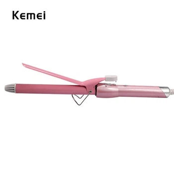 Щипці для завивки волосся пломка Kemei KM-219