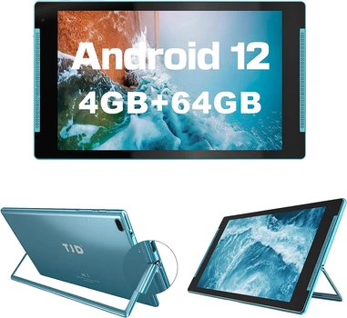 Планшет 10" TJD 1011QR 4/64Gb 4 ядра Android 12 6000 mAh Голубой Factory Recertified g2
