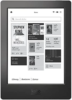 Електронна книга 6.8" Kobo Aura H2O 4GB Wi-Fi Чорна Б/В
