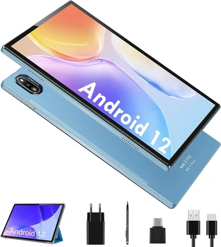 Планшет 10.1" Brillar T16 6/128Gb 8 ядер Android 12 6000 mAh Голубой Б/В