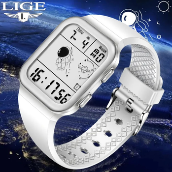 Часы Lige Simple White