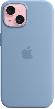 Панель Apple MagSafe Silicone Case для Apple iPhone 15 Winter Blue (MT0Y3)