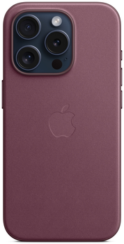 Панель Apple MagSafe FineWoven Case для Apple iPhone 15 Pro Mulberry (MT4L3)