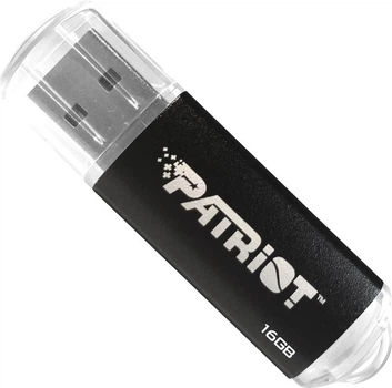 USB Флешка на 16 Гб | Флеш-накопитель Patriot 16GB USB2.0 Xporter Pulse Black (PSF16GXPPBUSB) KT-FF