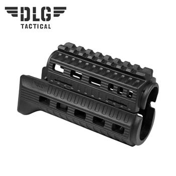 Цівка на АКСУ DLG Tactical 122 полімерна з планкою Пікатінні Picatinny та кріпленням M-Lok