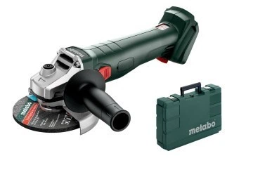 Аккумуляторная угловая шлифмашина Metabo W 18 7-125 без акб, в кейсе (602371860)