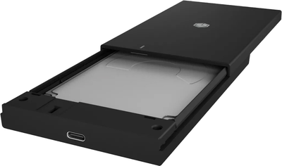 Зовнішня кишеня Icy Box для SSD/HHD 3.2 Gen 1 Type-A/Type-C Black (IB-200T-C3)