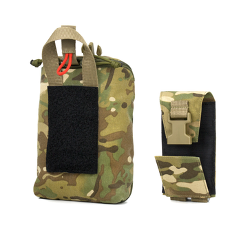 Медичний підсумок (аптечка) Dozen Tactical Detachable First Aid Kit "MultiCam"