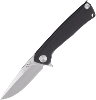 Нож складной ANV Knives Z100 Liner lock, G10, Plain Edge ANVZ100-008 Черный (2000980604487)