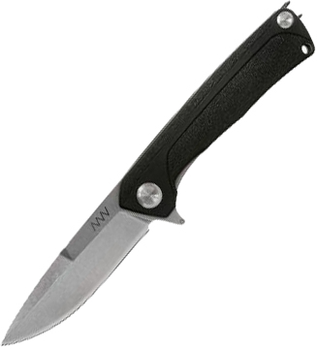 Нож складной ANV Knives Z100 Liner lock, GRN, Plain Edge ANVZ100-047 Черный (2000980604524)