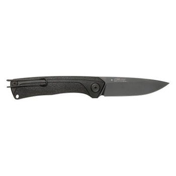 Нож складной ANV Knives Z200 DLC, Liner lock, GRN, Plain Edge ANVZ200-040 Черный (2000980604654)
