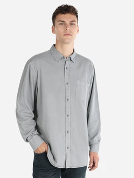 Рубашка хлопковая мужская Colin's CL1064676GRA XL Gray (8683197783257)
