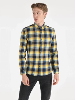 Рубашка хлопковая мужская Colin's CL1065569NAV S Navy (8683197784766)