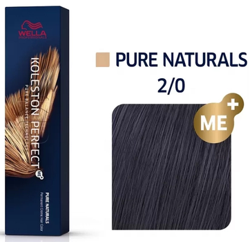 Farba do włosów Wella Professionals Koleston Perfect Me+ Pure Naturals 2/0 60 ml (8005610626055)