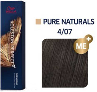 Farba do włosów Wella Professionals Koleston Perfect Me+ Pure Naturals 4/07 60 ml (8005610657509)