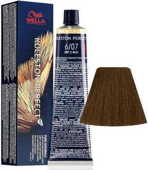 Farba do włosów Wella Professionals Koleston Perfect Me+ Pure Naturals 6/07 60 ml (8005610659121)