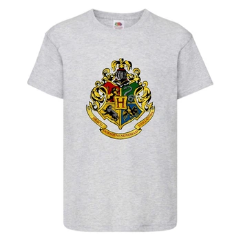 Футболка детская Гарри Поттер 004 (Harry Potter) серая (HPO gr 004) 164 см