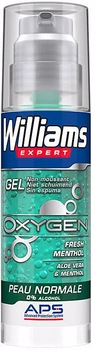 Zel do golenia Williams Expert Oxygen Shaving Gel Normal Skin 150 ml (8714100174395)