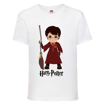 Футболка детская Гарри Поттер 011 (Harry Potter) белая (HPO wh 011) 164 см