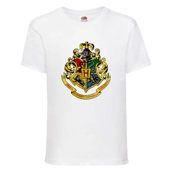Футболка детская Гарри Поттер 004 (Harry Potter) белая (HPO wh 004) 140 см