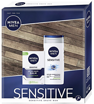 Płyn kosmetyczny po goleniu Nivea For Men Lata Balsamo Sensitive 100 ml (4005900601407)