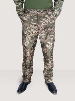 Штани утеплені на флісі тактичні, військові ЗСУ зимові піксель Розмір 3XL (56)