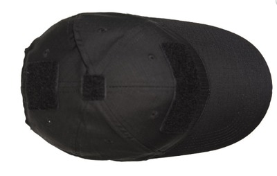 Кепка тактична бейсболка блайзер військовий Mil-Tec One size Чорна TACTICAL BASEBALL CAP SCHWARZ (12319002)
