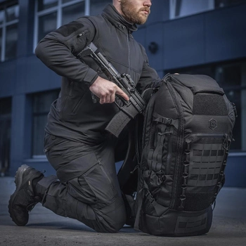 Рюкзак на 60 л Large Elite GEN.IV Black з жорсткою спинкою