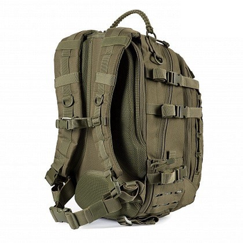 Штурмовий рюкзак 25 л M-Tac Mission Pack Laser Cut Olive з місцем для гідратора та D-кільцях на плечах