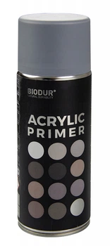 Грунтовка аерозольна Biodur акрилова сіра 400 мл (BDR68770)