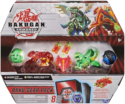 Бакуган Бронированный Альянс набор Bakugan Armored Alliance Baku Gear Sairus Ultra with Baku-Gear and Trox x Nobilious Ultra Pack Spin Master
