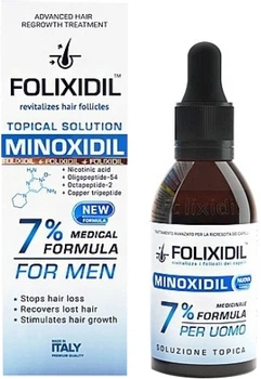 Лосьйон проти випадіння волосся Folixidil Minoxidil medical 7% 60 мл (8011483016015)
