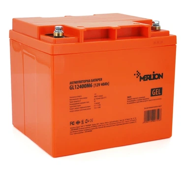 Аккумуляторная батарея гелевая GEL MERLION GL-12400M6 12V 40Ah
