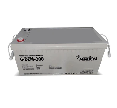 Аккумуляторная батарея тяговая AGM MERLION 6-DZM200М8 12V 200Ah