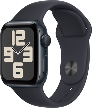Smartwatch Apple Watch SE (2023) GPS 40mm Midnight Aluminium Case with Midnight Sport Band - S/M (MR9X3)