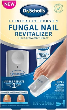 Fungal Nail Treatment Dr. Scholl's Revitalizer LED Light-Activated Therapy, Erase Toenail Discoloration Fungus 10 ml (5038483958100)